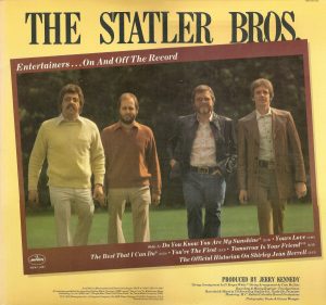 The Statler Brothers - The Official Historian On Shirley Jean Berrell