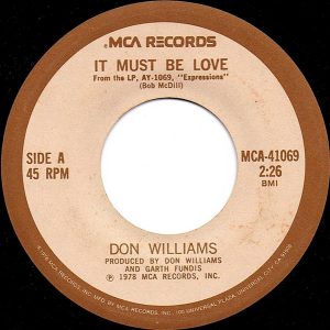 Single Don Williams MCA 1978